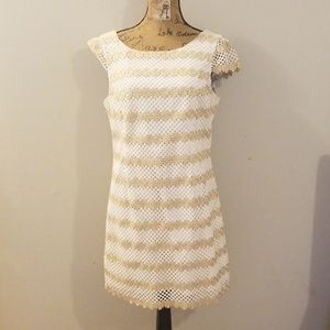 Lilly Pulitzer Gold and White Special Occasion